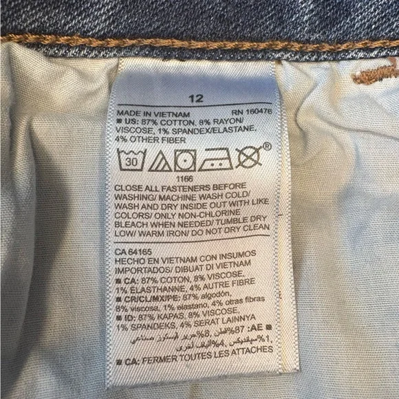 Old Navy Women’s Denim Blue Jeans 4 Button Rockstar Super Skinny Ankle Midrise - Picture 14 of 16